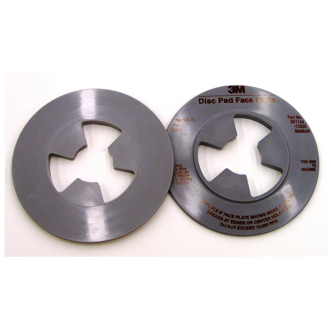 Backup Pads 3M AB13325 Disc Pad Face Plate 13325 4 1/2 in Medium Grey