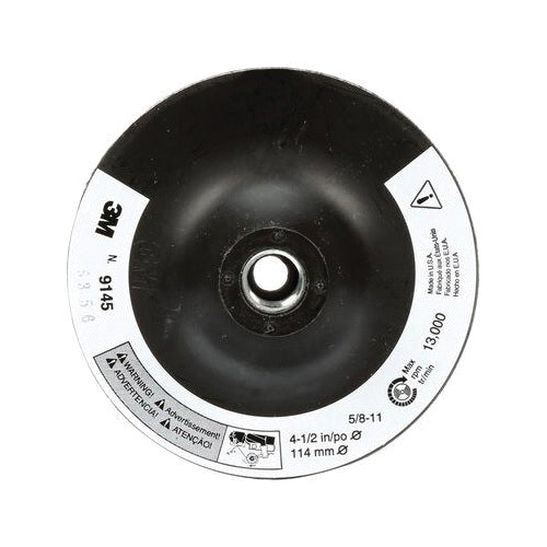 Backup Pads 3M AB14111 Backup Pads Scotch-Brite 914 4-1/2x5/8-11 Black