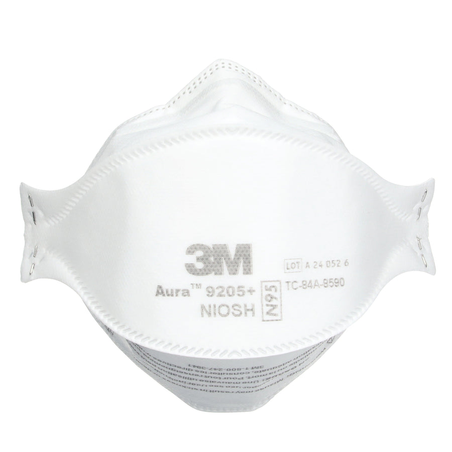 3M Aura 9205+  ~  Healthcare N95 Particulate Respirator 9205+ | Ultra-Lightweight Three-Panel Flat-Fold Design | NIOSH Approved | Box of 20 Units - Targa Tools