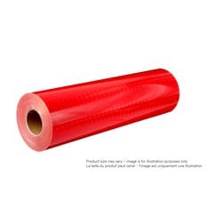 3M 3932-1X50YD 3M High Intensity Prismatic Grade Reflective Sheeting, 3932, red, 1 in x 50 yd 3M 3932-1X50YD