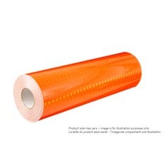 Reflective Sheeting 3M 3930-3934-4X50 High intensity Grade Prismatic Reflective Sheeting 3934 Orange 4 in x 50 Yards
