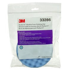 3M 33286 3M Perfect-It Ultrafine Foam Polishing Pad, 33286, 6 in, Quick Connect, 6 per case 3M 33286