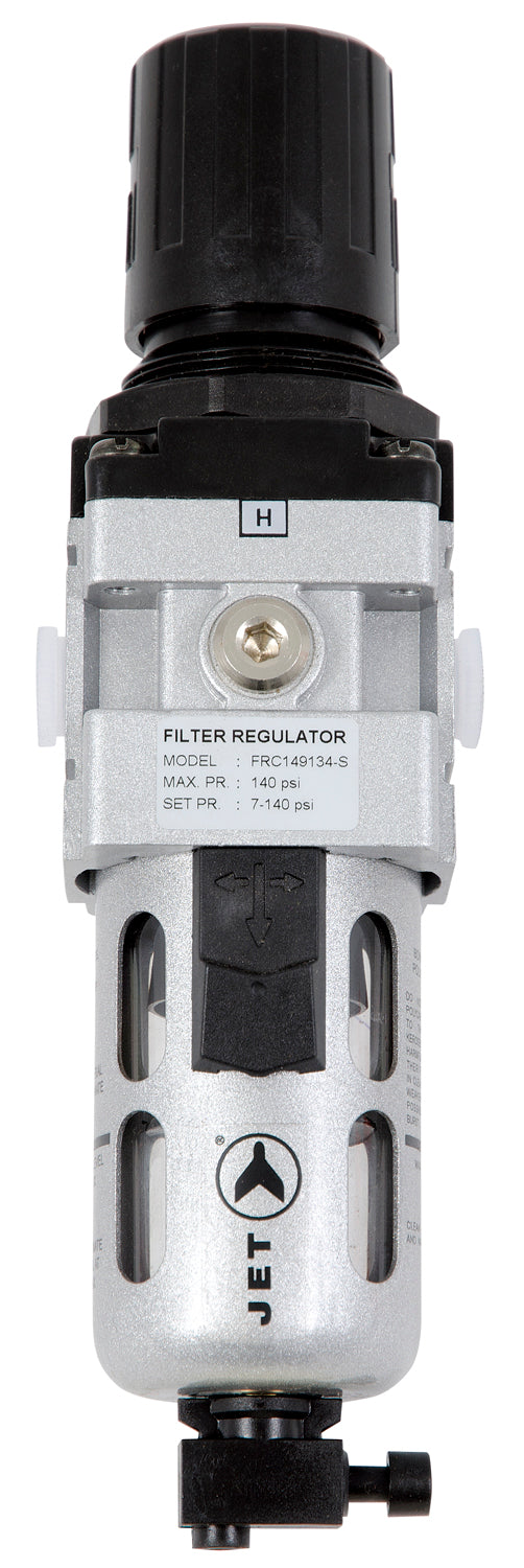 Air Filter Regulators Jet AFRI14 Air Filter Regulator Combination 1/4 Inch Npt Intermediate