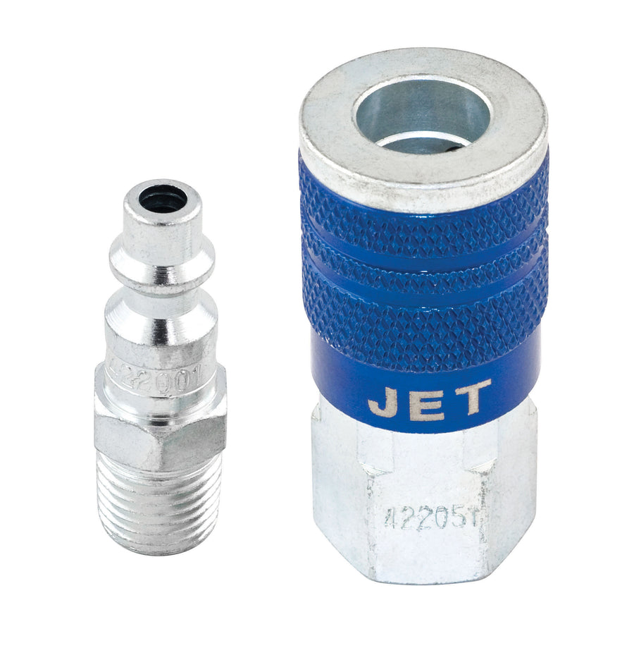 Fitting Sets Jet I2PCS 2 Piece InchI/M Inch Air Fitting Set 1/4 Inch Body X 1/4 Inch Npt