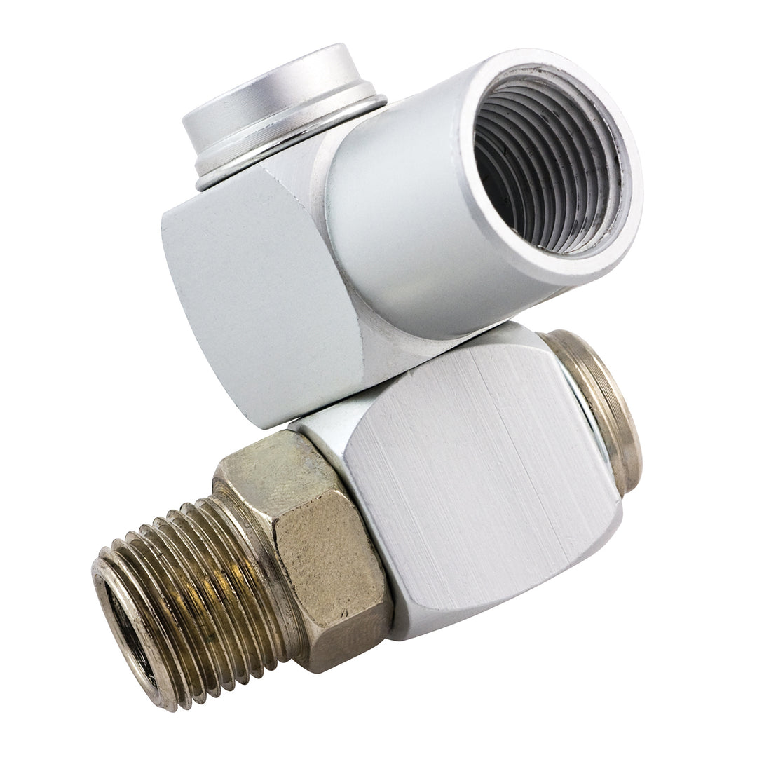Fitting Sets Jet SC1414 360? Swivel Connector 1/4 Inch Npt