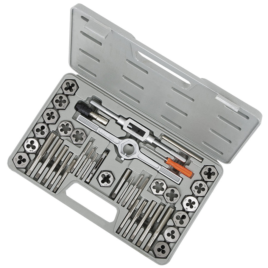 Tap & Die Sets Jet TD40H 40 Piece SAE H.S.S. Tap and Alloy Die Set