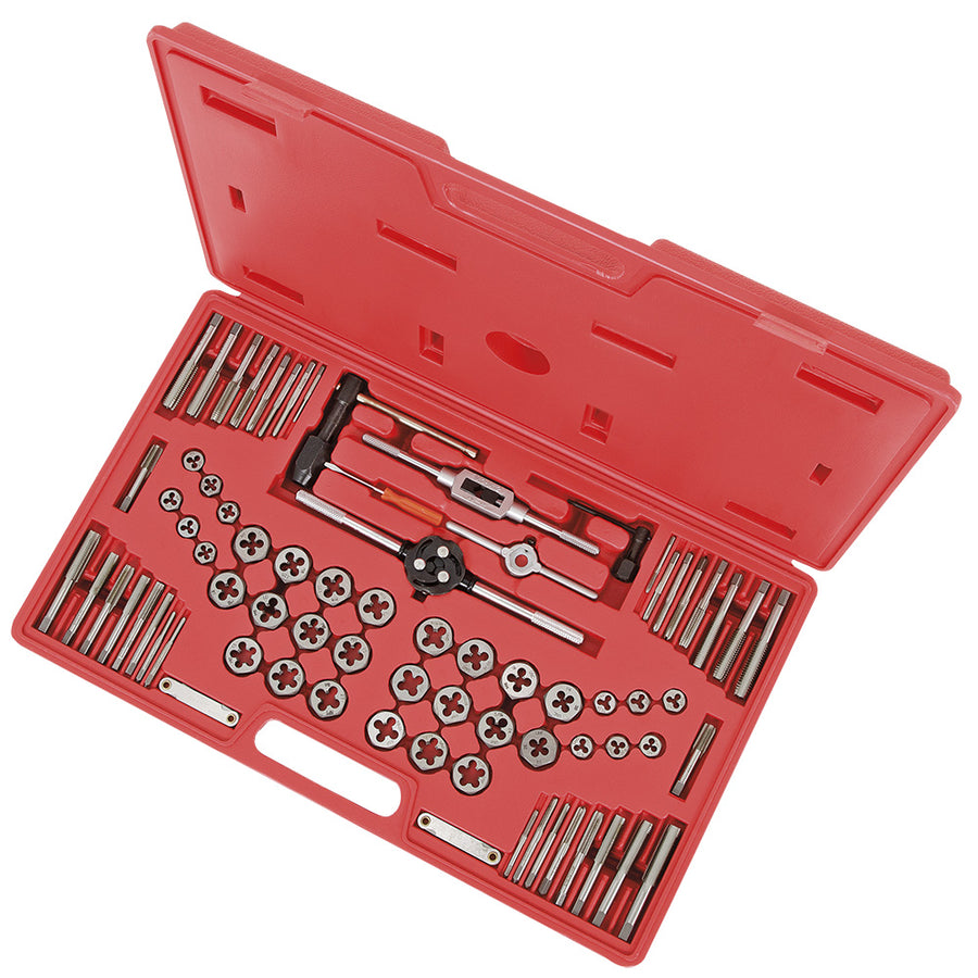 Tap & Die Sets Jet TD76H 76 Piece SAE/Metric H.S.S. Tap and Alloy Die Set