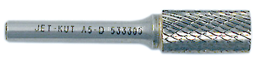Regular Carbide Burrs Jet A1-D 1/4 Inch -Kut Cylindrical Shape Burr
