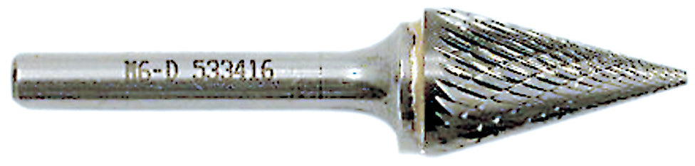 Regular Carbide Burrs Jet M5-D 1/2 Inch -Kut Cone Shape Burr