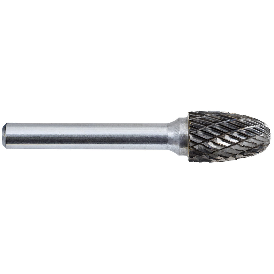 Double Cut Carbide Burrs Jet E5-DC 1/2 Inch -Kut Gp Oval Shape Carbide Burr