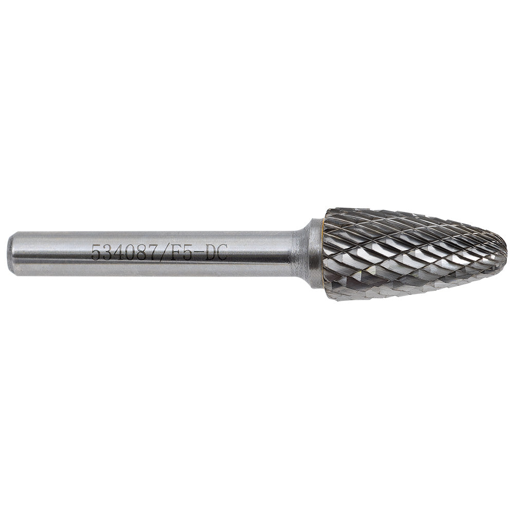 Regular Carbide Burrs Jet F1-DC 1/4 Inch -Kut Tree Shape Burr (Radius End)
