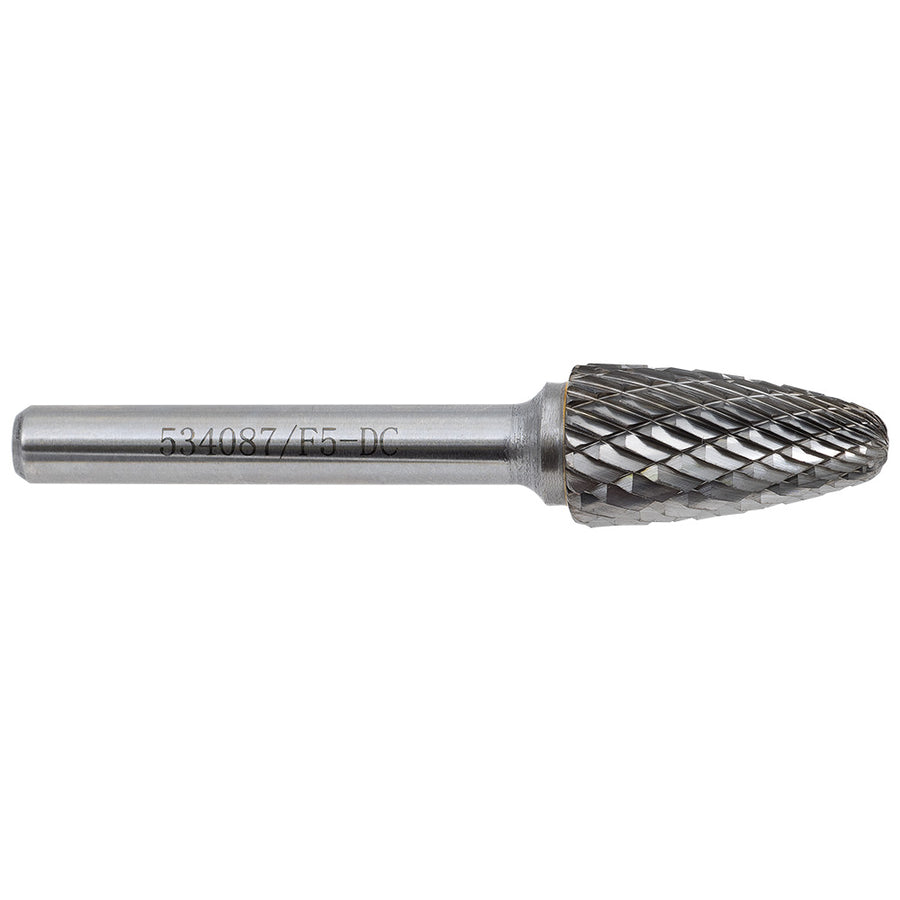 Regular Carbide Burrs Jet F3-DC 3/8 Inch -Kut Tree Shape Burr (Radius End)