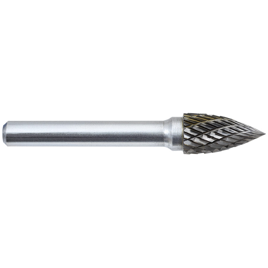 Regular Carbide Burrs Jet G3-DC 3/8 Inch -Kut Tree Shape Burr (Pointed End)