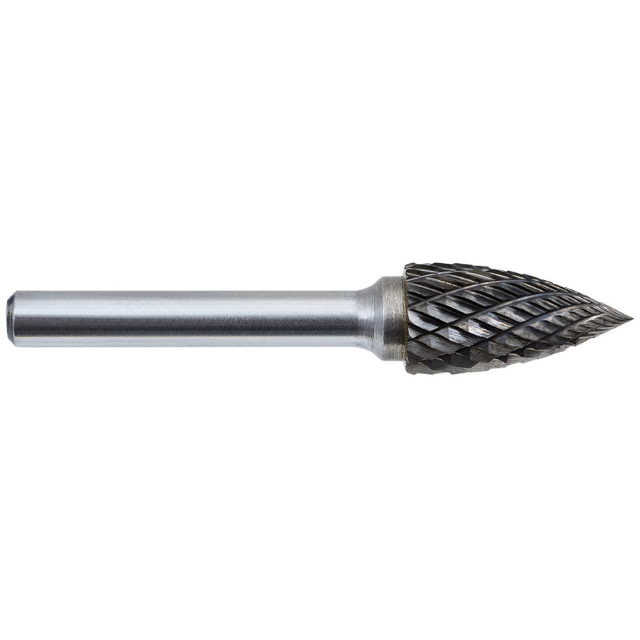 Regular Carbide Burrs Jet G5-DC 1/2 Inch -Kut Tree Shape Burr (Pointed End)