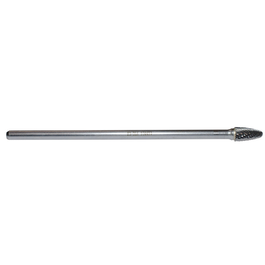 Regular Carbide Burrs Jet F3-DL6 3/8 Inch -Kut Long Shaft Tree Shape Burr (Radius End)