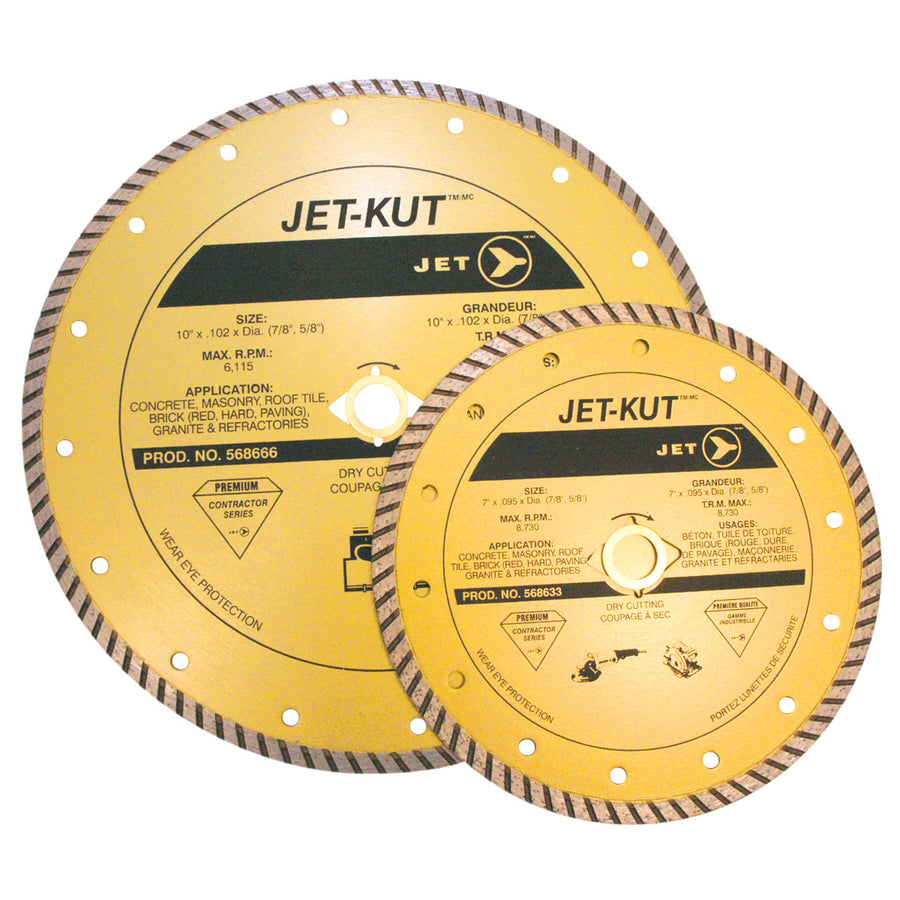 Diamond Blades Jet DDT-4 4 X .095 X 7/8 (20Mm5/8) -Kut Premium Turbo Diamond Blade