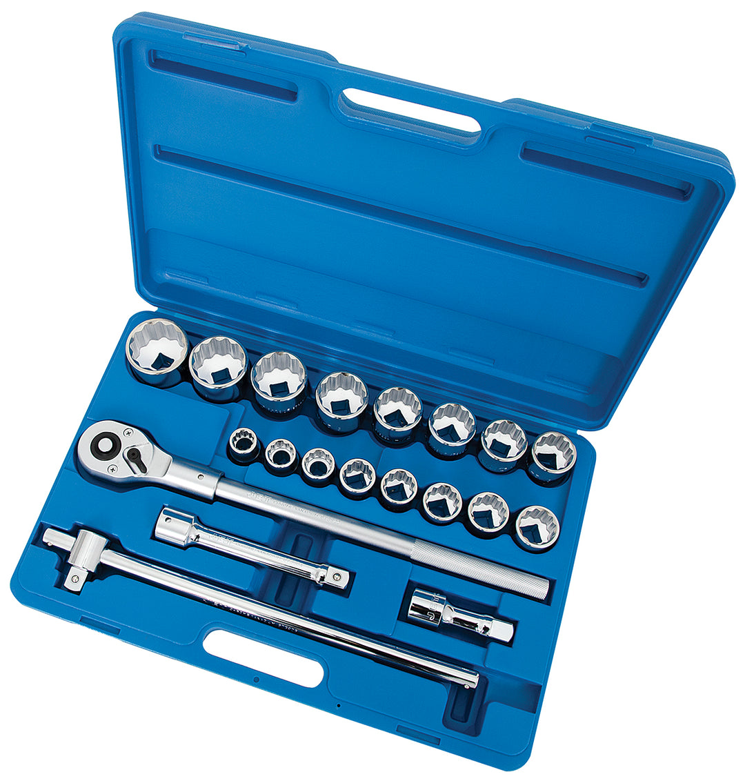 Socket Sets Jet SW7521-HD 21 Piece 3/4 Inch Drive SAE Socket Wrench Set (12 Point)