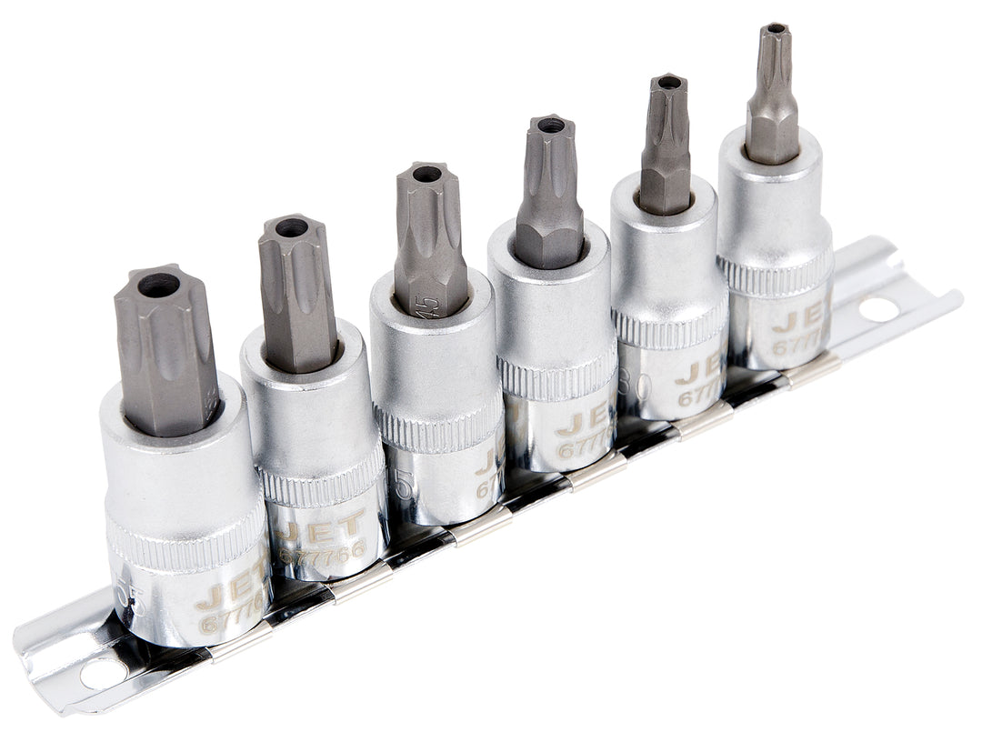Socket Sets Jet SW386TB 6 Piece Tamperproof Torx Bit Socket Set