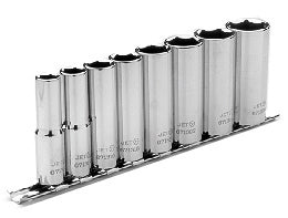 Socket Sets Jet SS3808D-6 8 Piece 3/8 Inch Drive Deep SAE Socket Set (6 Point)