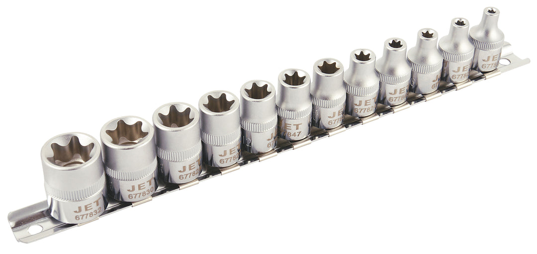 Socket Sets Jet SS3812TS 12 Piece 3/8 Inch Dr External Torx Socket Set