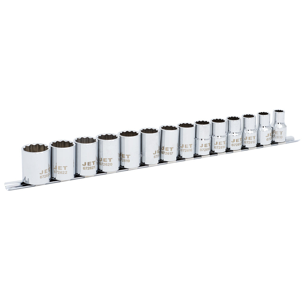 Socket Sets Jet SS1214M-12 14 Piece 1/2 Inch Dr Metric Socket Set 12 Point