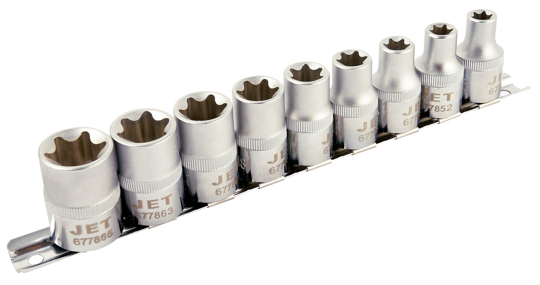 Socket Sets Jet SS1209TS 9 Piece 1/2 Inch Dr Torx Socket Set