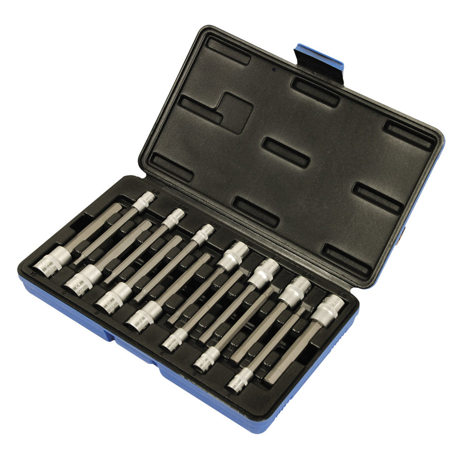 Socket Sets Jet LHSW-143814C 14 Piece 1/4 & 3/8 Inch Drive SAE/Metric Hex Bit Socket Set