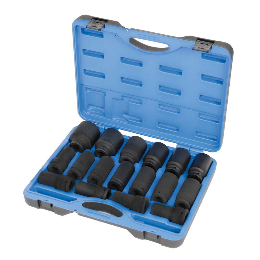 Socket Sets Jet PS1734DM 3/4 Inch Dr 17 Piece Deep Metric Impact Socket Set