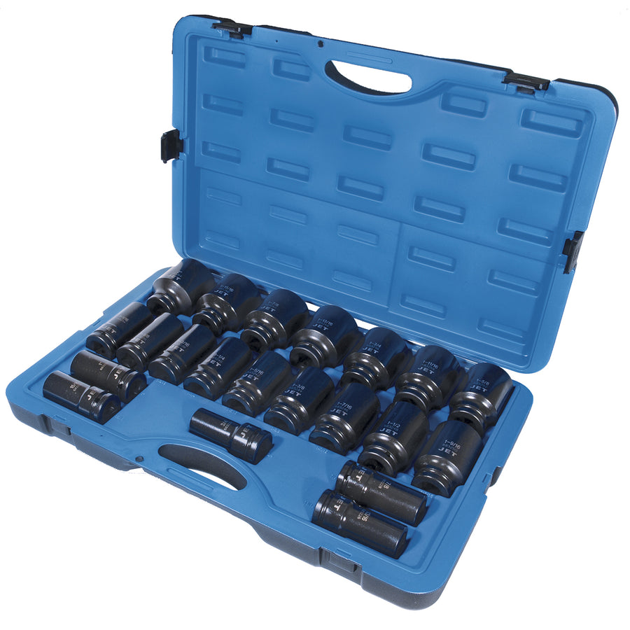Socket Sets Jet PS2134D 21 Piece 3/4 Inch Drive Deep SAE Impact Socket Set (6 Point)