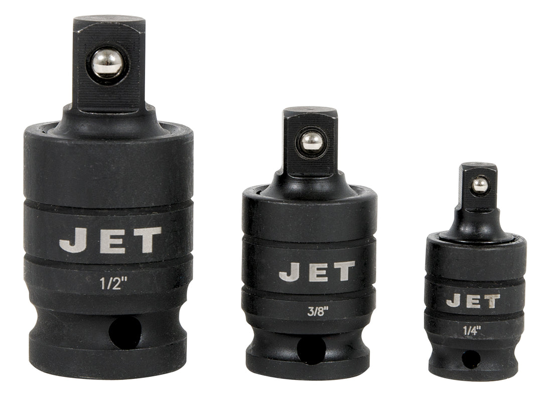 Socket Accessories Jet PLUJ-3S 3 Piece Pin Free Locking Impact U-Joints