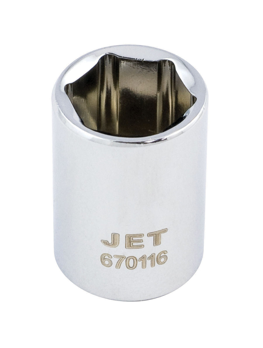Regular Chrome Sockets Jet 670106 1/4 Inch Dr X 3/16 Inch Regular Chrome Socket 6 Point