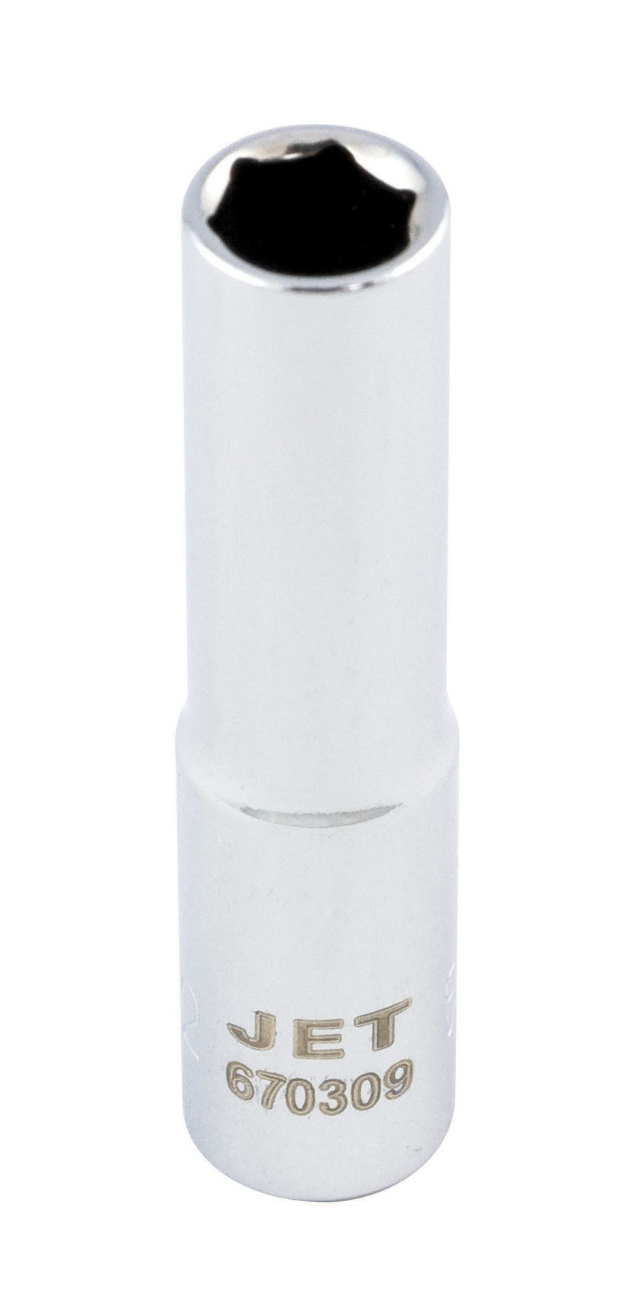 Deep Chrome Sockets Jet 670314 1/4 Inch Dr X 7/16 Inch Deep Chrome Socket 6 Point