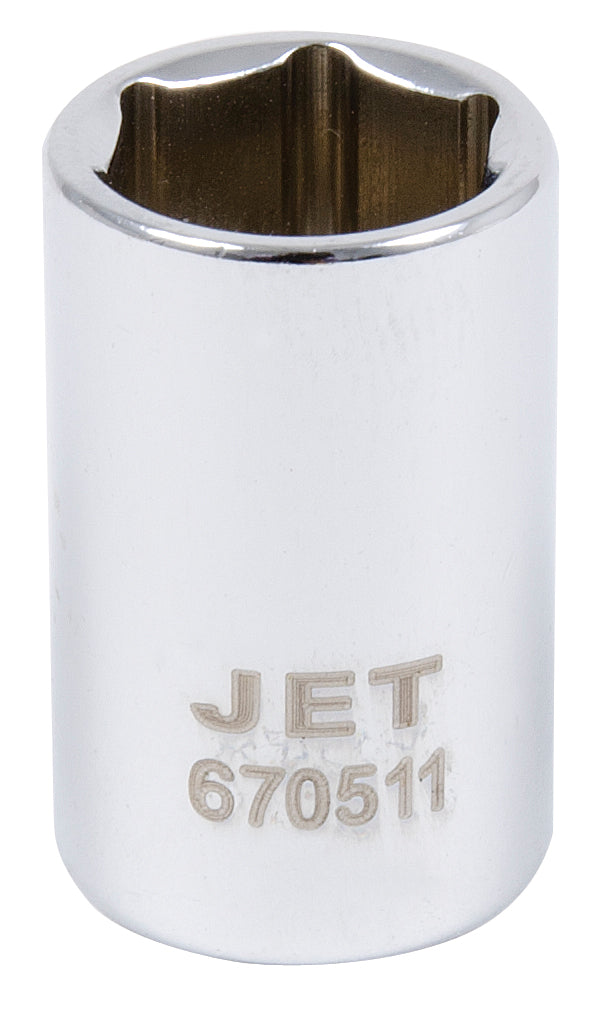 Regular Chrome Sockets Jet 670507 1/4 Inch Dr X 7mm Regular Chrome Socket 6 Point