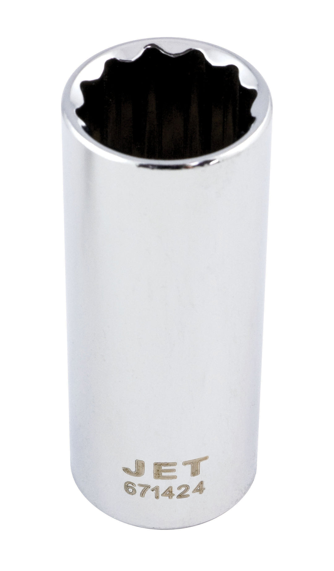 Deep Chrome Sockets Jet 671422 3/8 Inch Dr X 11/16 Inch Deep Chrome Socket 12 Point
