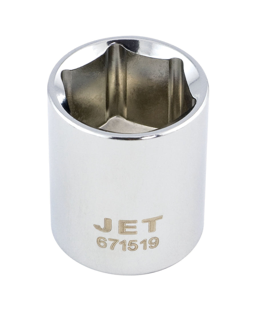 Regular Chrome Sockets Jet 671518 3/8 Inch Dr X 18 Mm Regular Chrome Socket 6 Point