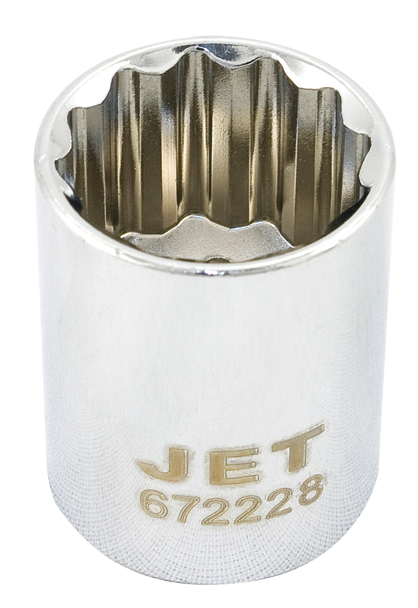 Regular Chrome Sockets Jet 672228 1/2 Inch Dr X 7/8 Inch Regular Chrome Socket 12 Point