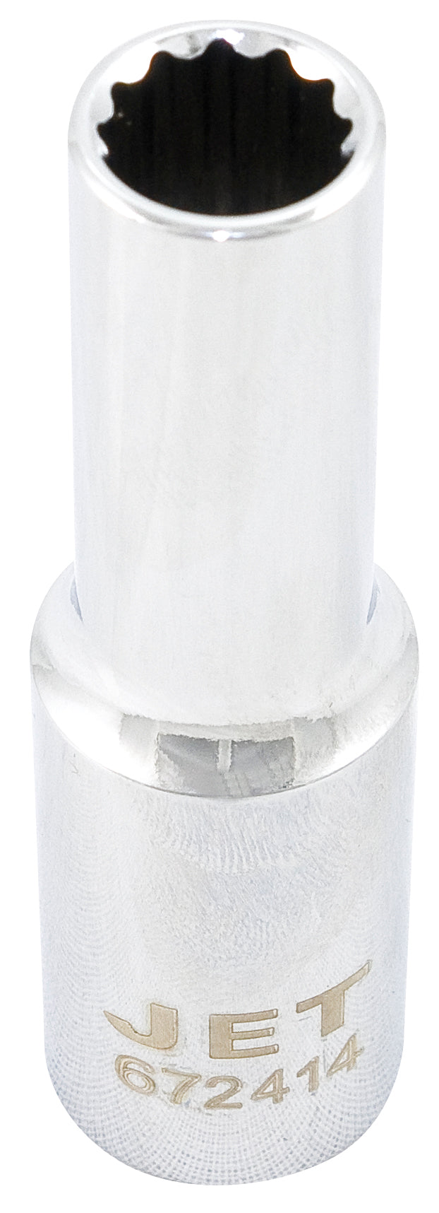 Deep Chrome Sockets Jet 672432 1/2 Inch Dr X 1 Inch Deep Chrome Socket 12 Point