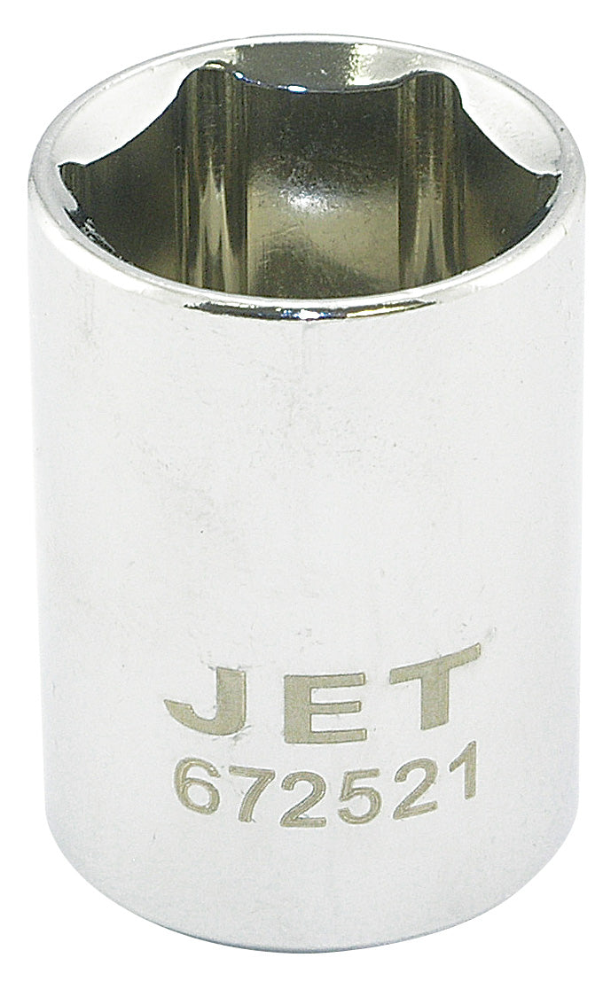 Regular Chrome Sockets Jet 672521 1/2 Inch Dr X 21 Mm Regular Chrome Socket 6 Point