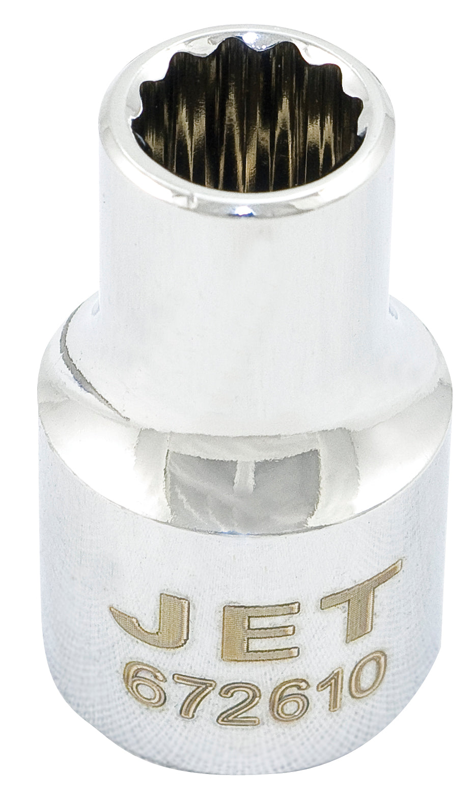 Regular Chrome Sockets Jet 672621 1/2 Inch Dr X 21 Mm Regular Chrome Socket 12 Point
