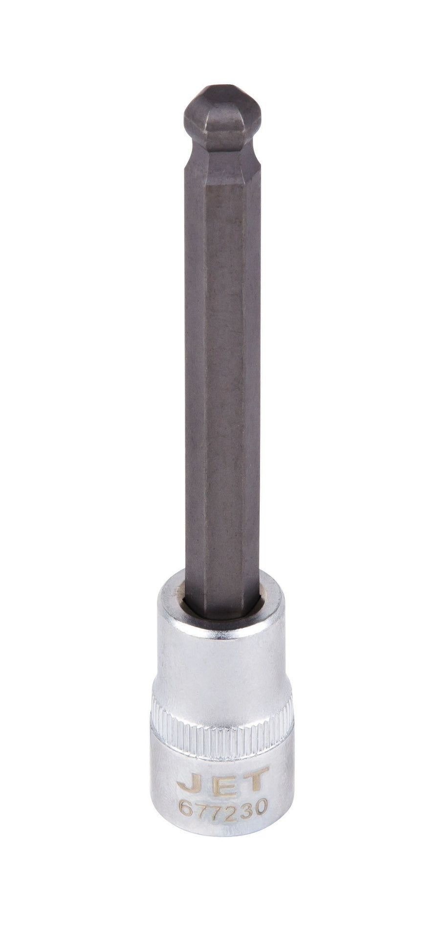 Metric Hex Bits Jet 677276 3/8 Inch Dr X 6Mm S2 4 Inch Long Ball Nose Hex Bit Socket