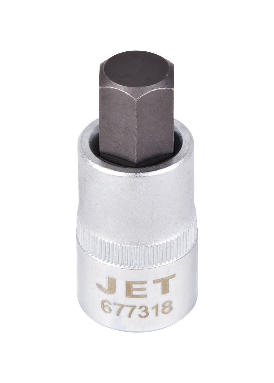S A E Hex Bits Jet 677316 1/2 Inch Dr X 1/2 Inch S2 2 Inch Long Hex Bit Socket