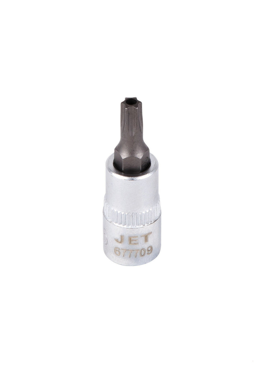 Tamperproof Torx Bit Jet 677709 1/4 Inch Dr X T25 S2 1-1/2 Inch Long Tamperproof Torx Bit Socket