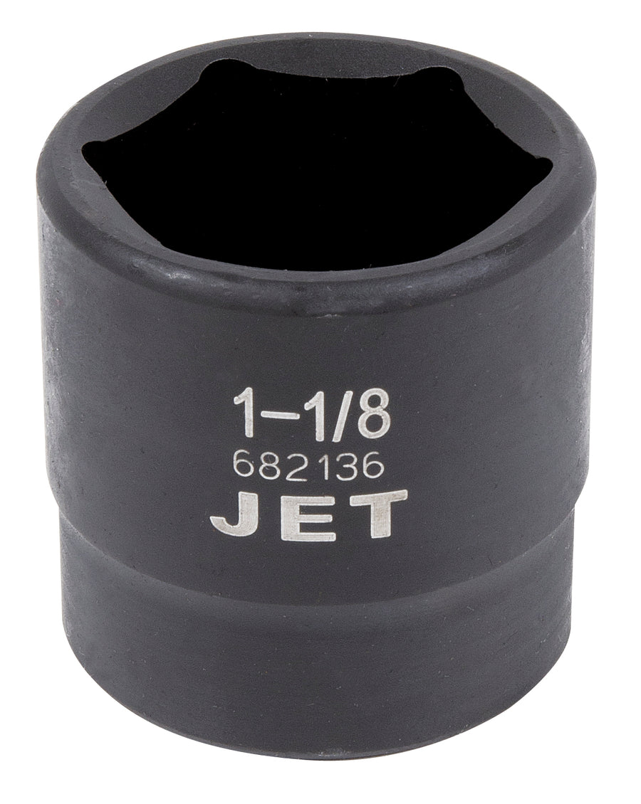 S A E Sockets Jet 682122 1/2 Inch Dr X 11/16 Inch Regular Impact Socket 6 Point