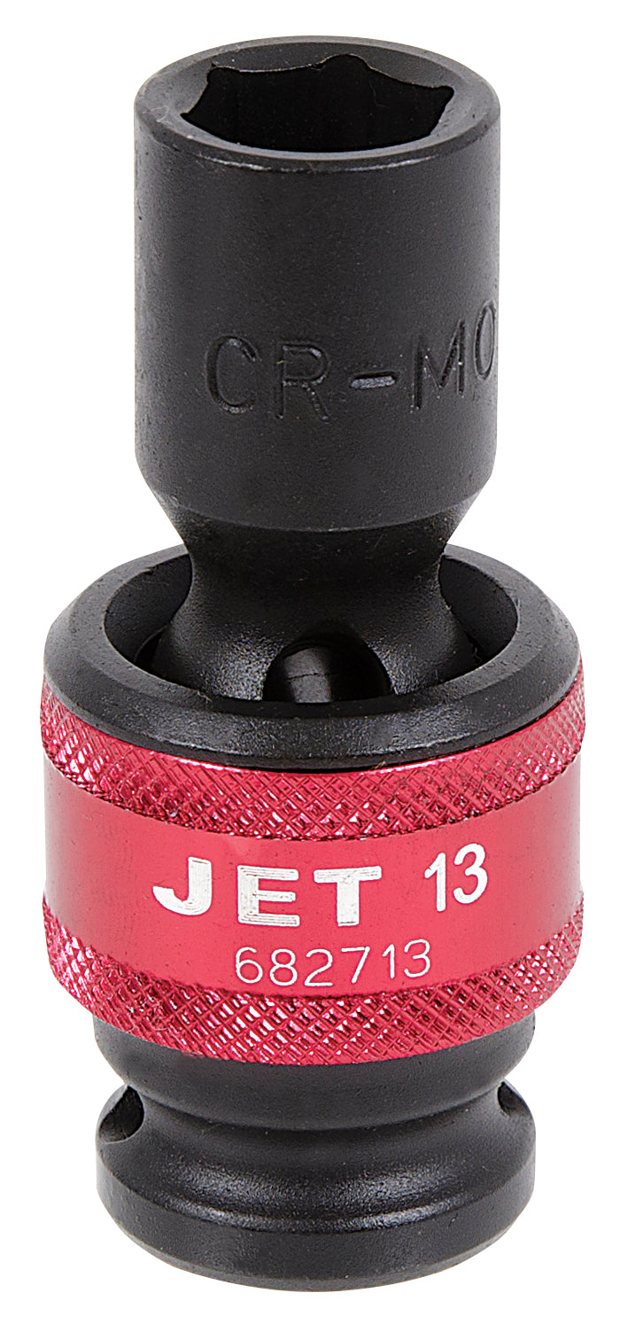 Metric Sockets Jet 682719 1/2 Inch Dr X 19Mm Universal Regular Impact Socket 6 Point