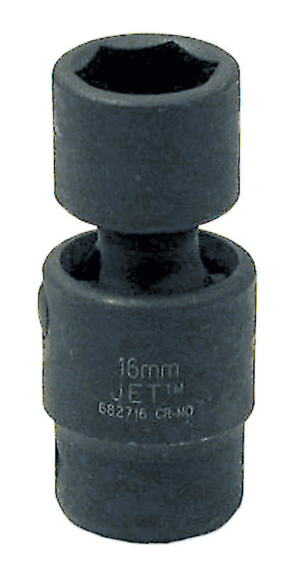 Metric Sockets Jet 682716 1/2 Inch Dr X 16Mm Universal Regular Impact Socket 6 Point