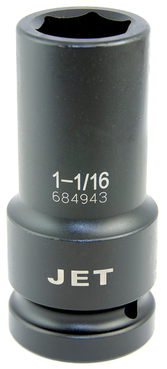 Truck Tire Sockets Jet 684943 1 Inch Dr X 1-1/16 Inch Extra Thin Wall Deep Impact Socket 6 Point