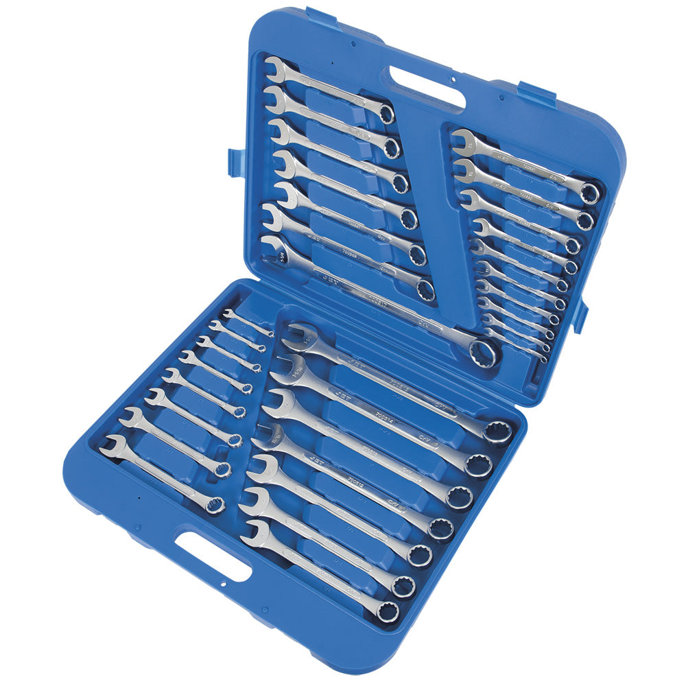 Combination Wrenches Jet CWS-32SM 32 Piece SAE/Metric Raised Panel Combination Wrench Set