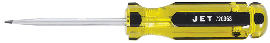Jumbo Handle Series Jet SDS-3R 3/16 Inch X 3 Inch Slot Jumbo Handle Round Shank Screwdriver