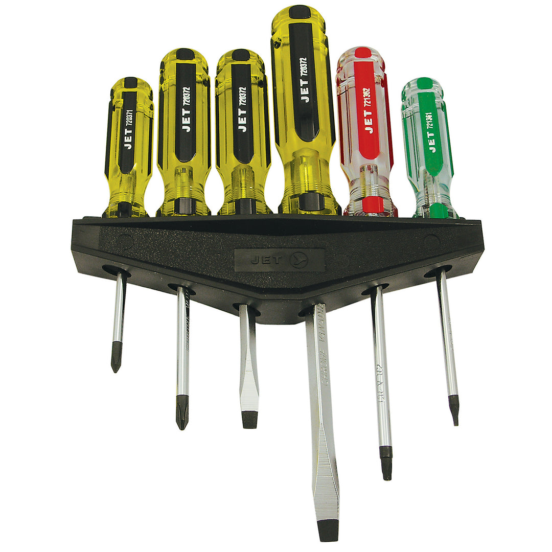 Screwdriver Sets Jet JHSS-6 6 Piece Jumbo Handle Screwdriver Set