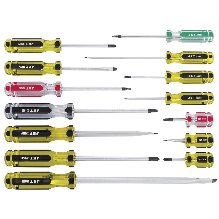 Screwdriver Sets Jet JHSS-14 14 Piece Jumbo Handle Screwdriver Set